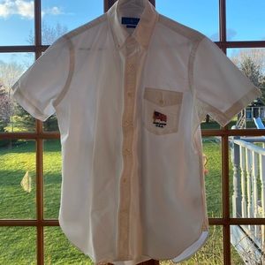 Ralph Lauren White Polo Shirt/Button Down (USA)